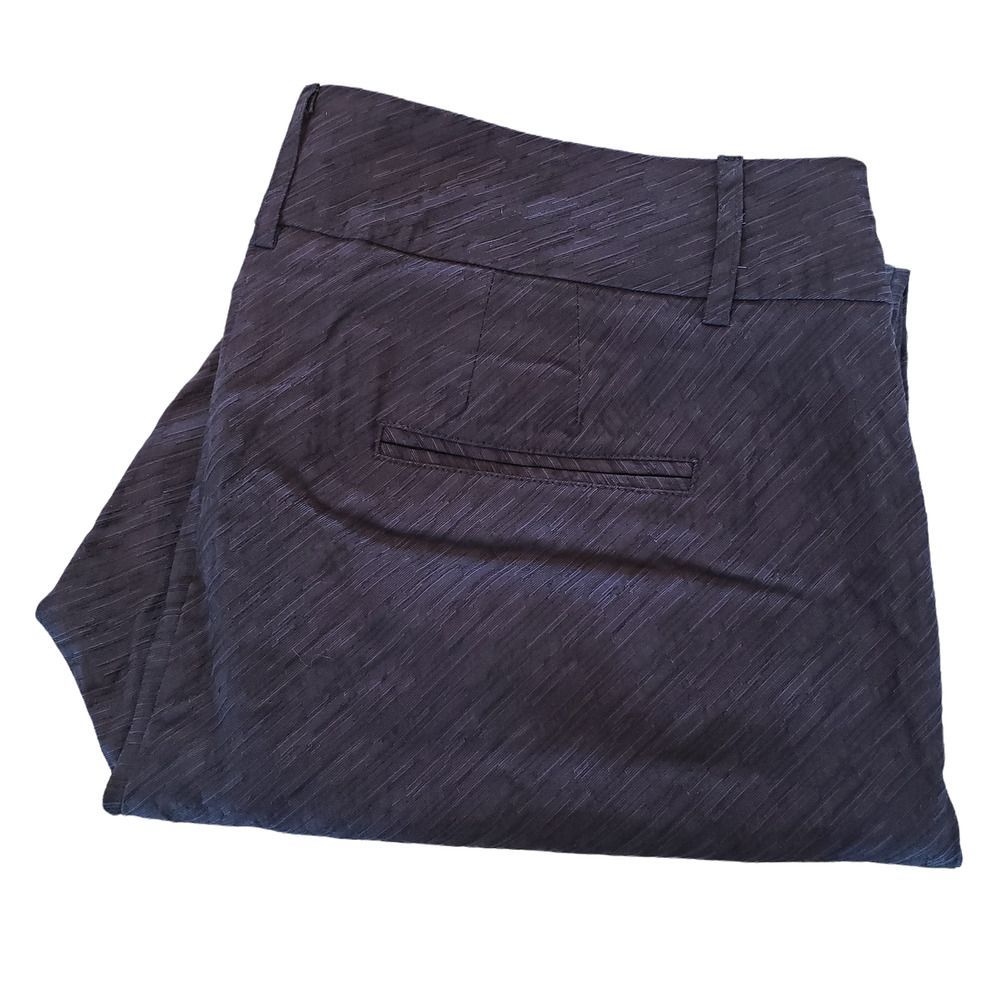 Margaret M Slimming Front Cropped Pants Navy/Black Women's Size 2X - Picture 9 of 10